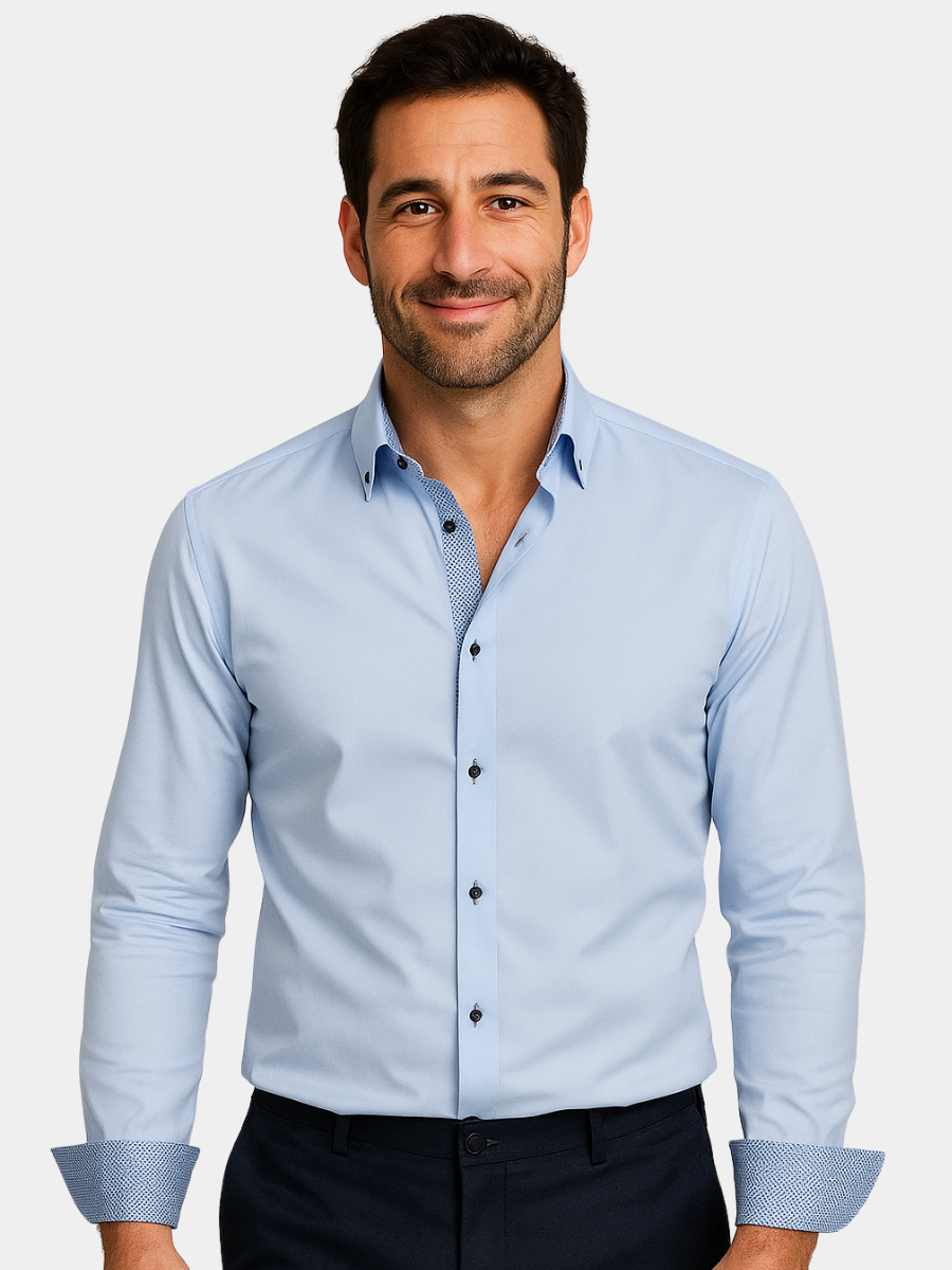 ALBERTO | ELEGANT APEMANT A LÉIWE GEMAACHT MAT KONTRASTÉIERT DETAILS