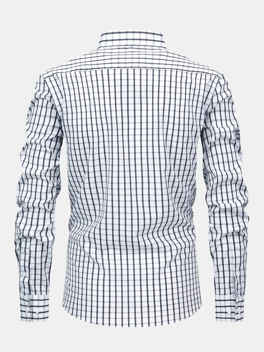 Längerarm Blouse mat Kaaren a Knäppercher