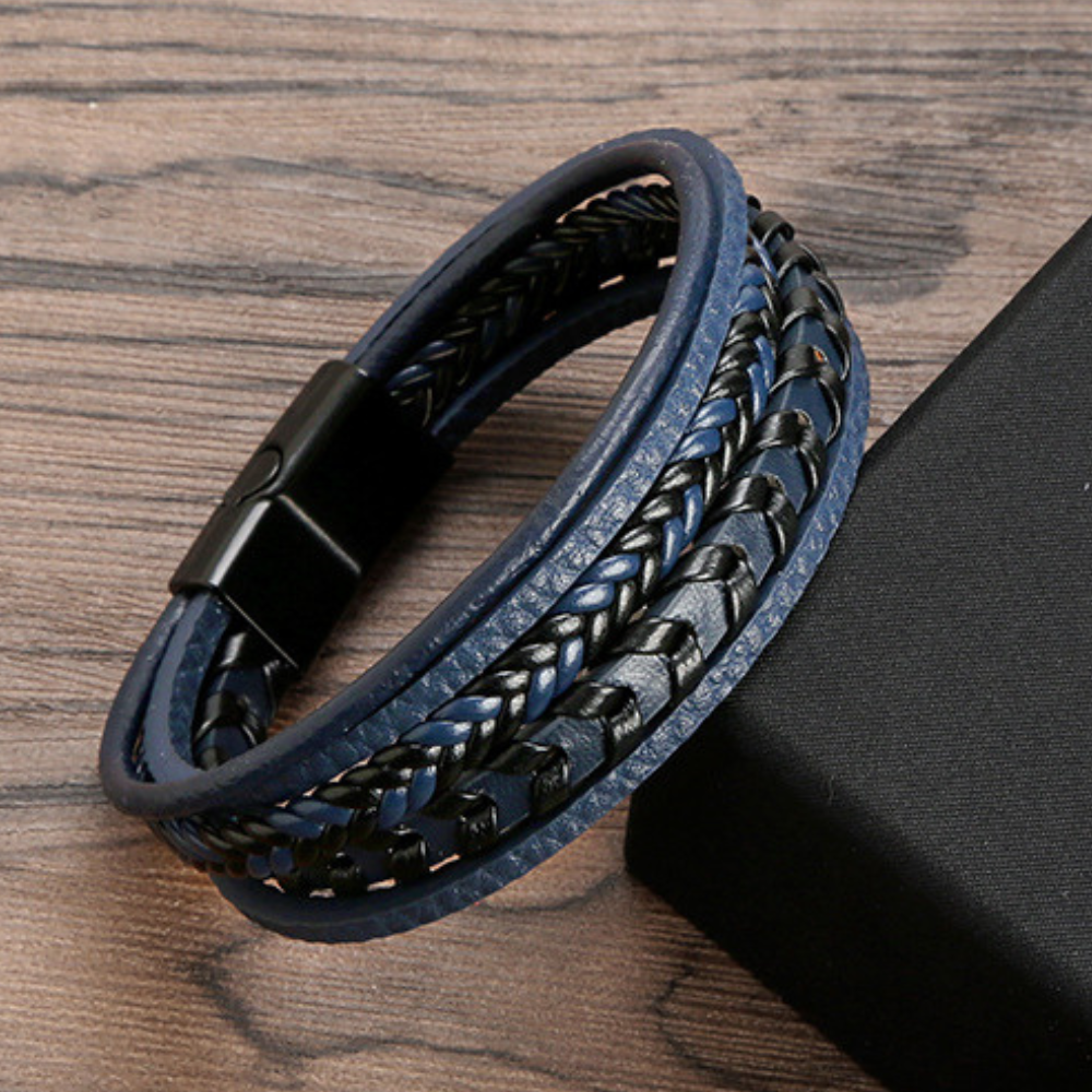 DUMONT LYON | MANNENARMBANDS aus luxuriösem Leder