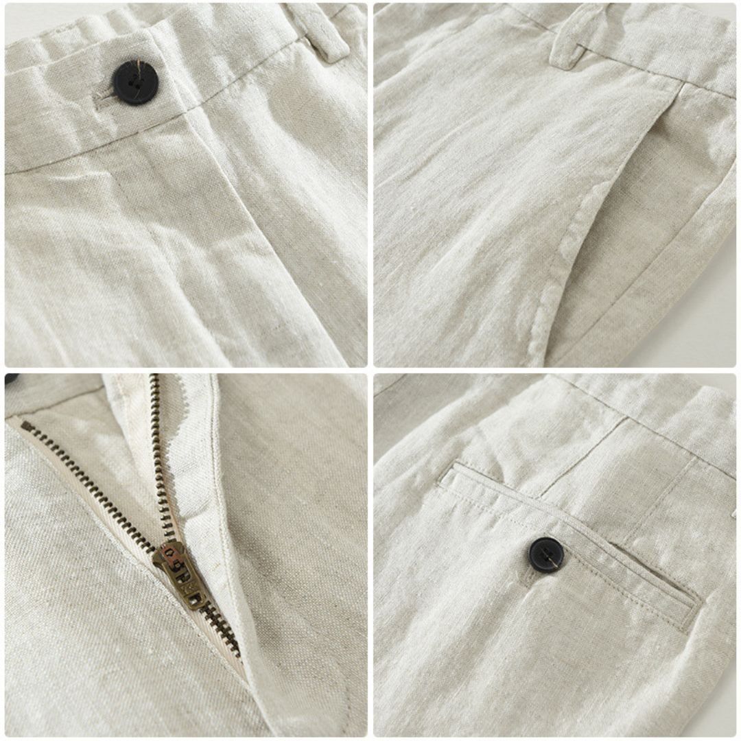 DUMONT LYON | Linnen doot Pantalons