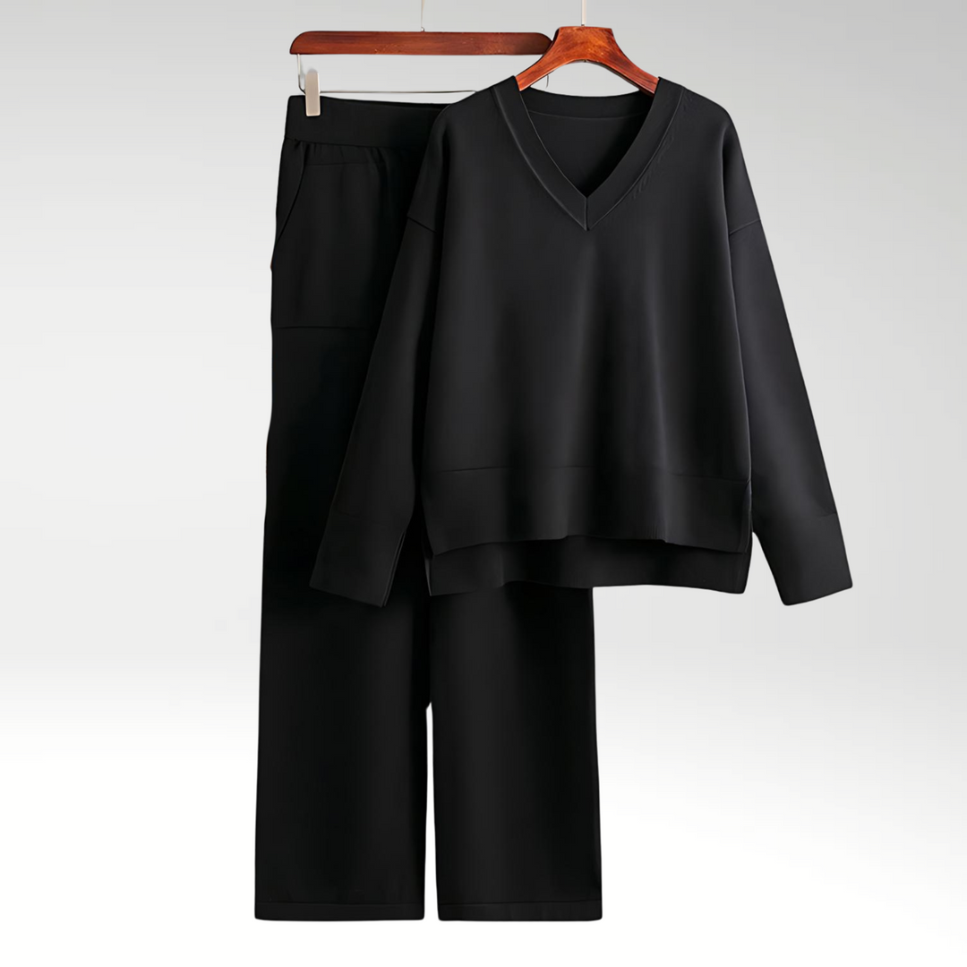 Savrani™ | Luxe 2-deel Set mat V-Hals