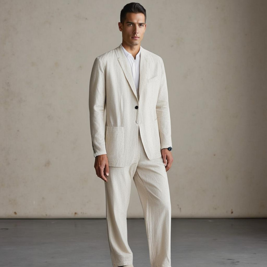 OTTAVIO | Eifacher Lino Elegante Robe