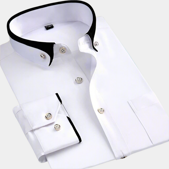 DUMONT LYON | Klassesch T-Shirt mat laangen Äerm