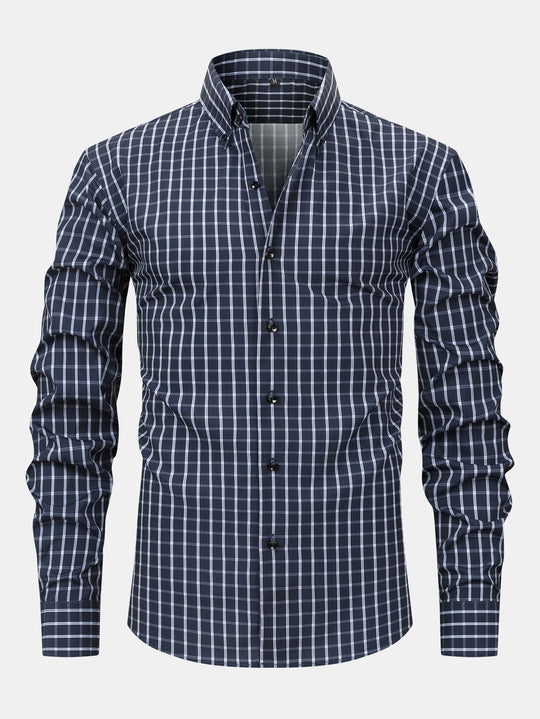 Längerarm Blouse mat Kaaren a Knäppercher