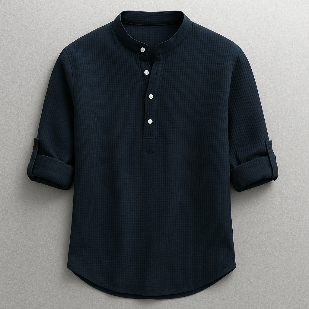 DUMONT LYON | T-Shirt aus Baumwoll a Leinen