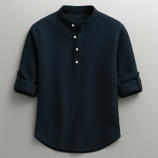 DUMONT LYON | T-Shirt aus Baumwoll a Leinen