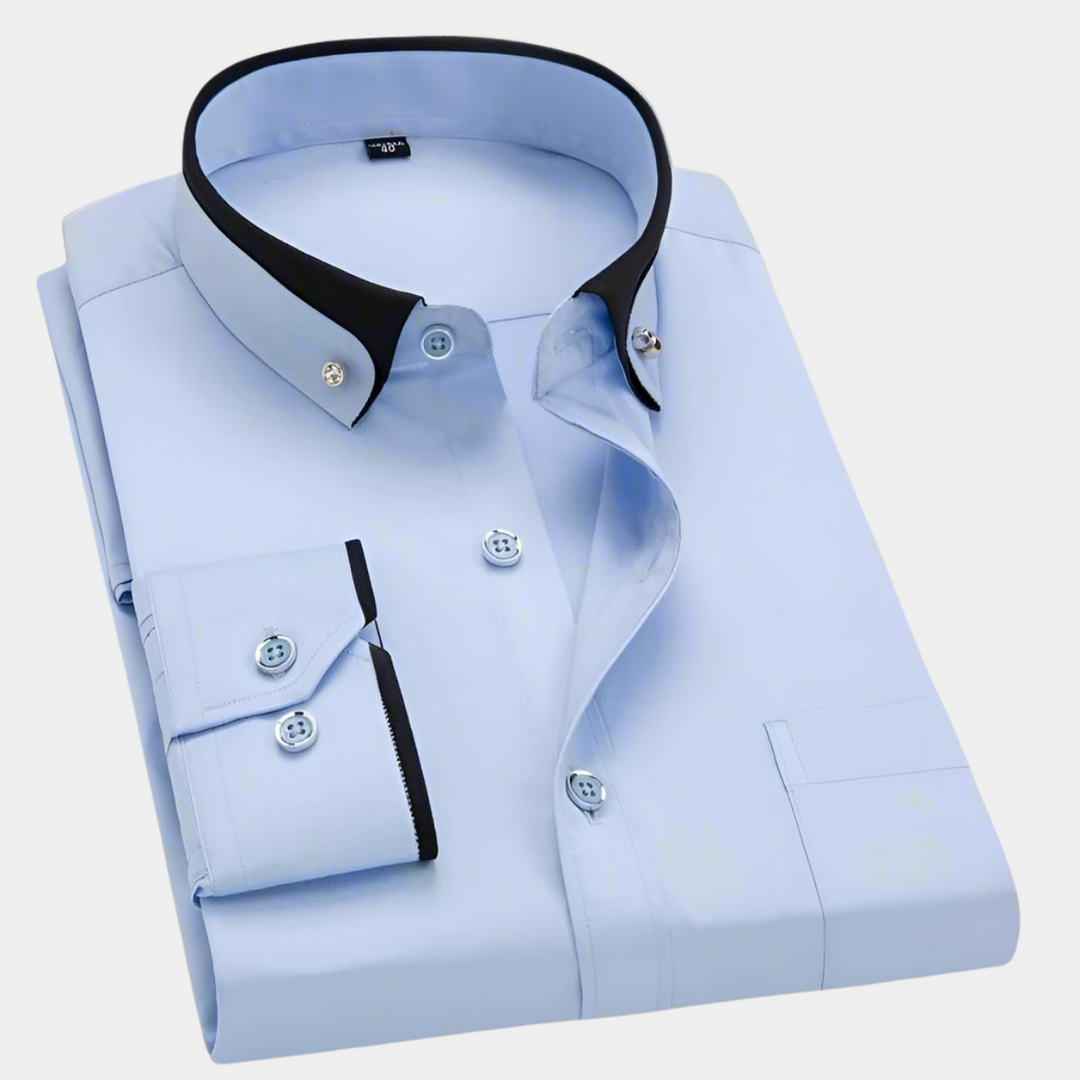 DUMONT LYON | Klassesch T-Shirt mat laangen Äerm
