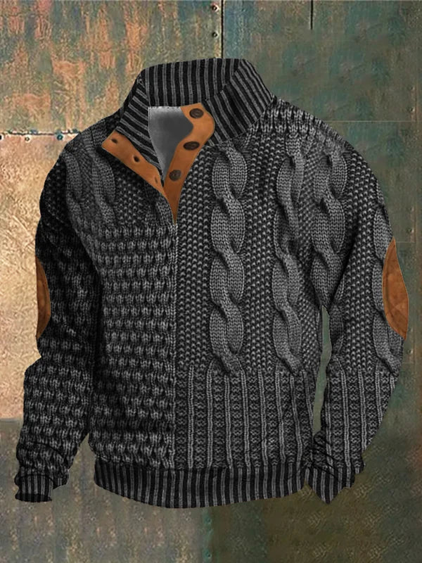 NICK | Heizpullover mat Muster