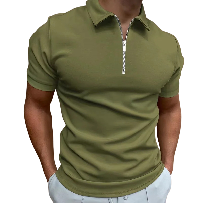 GREGORIO | MODERN POLO mat Zip Mëttelhéich