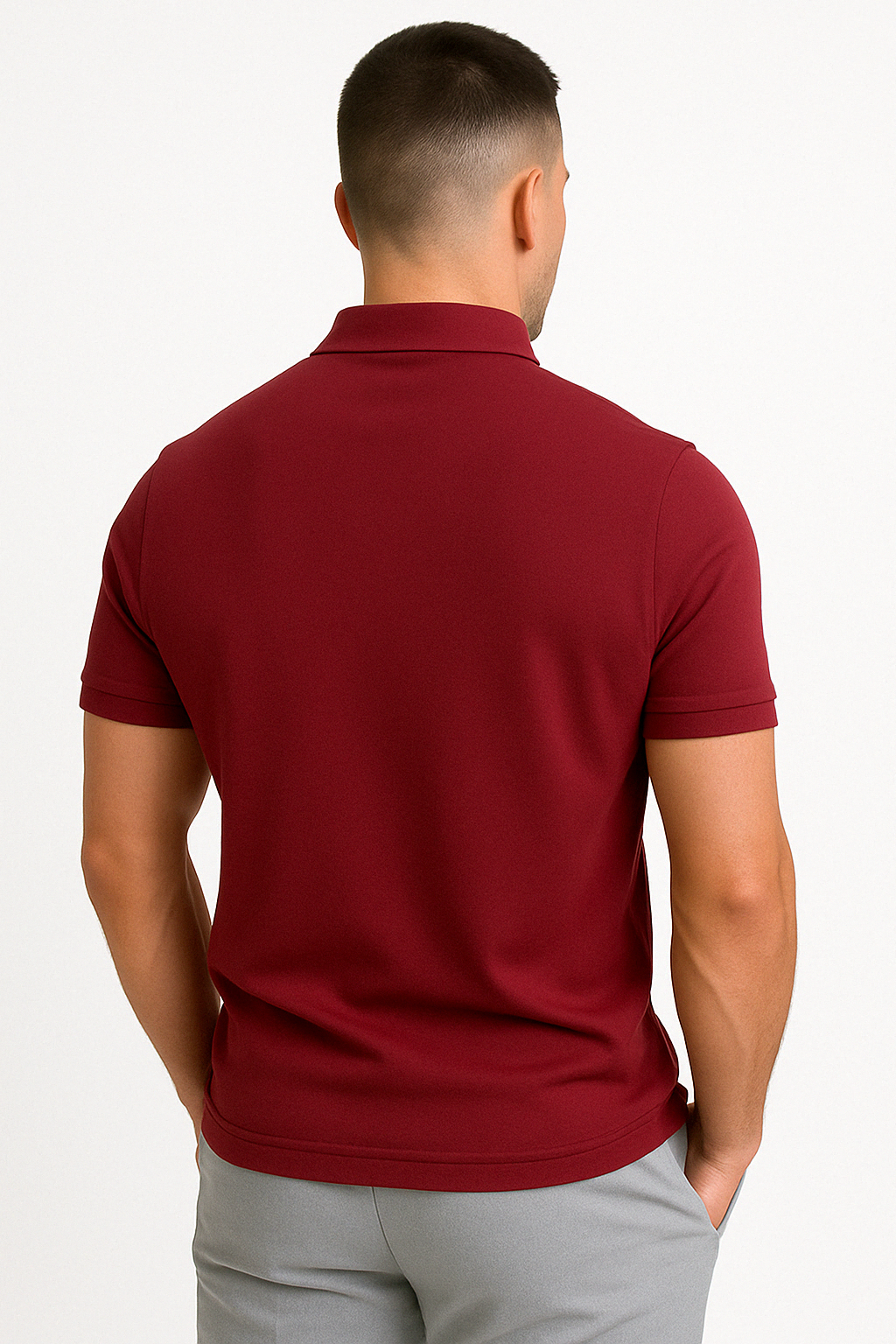 GREGORIO | MODERN POLO mat Zip Mëttelhéich