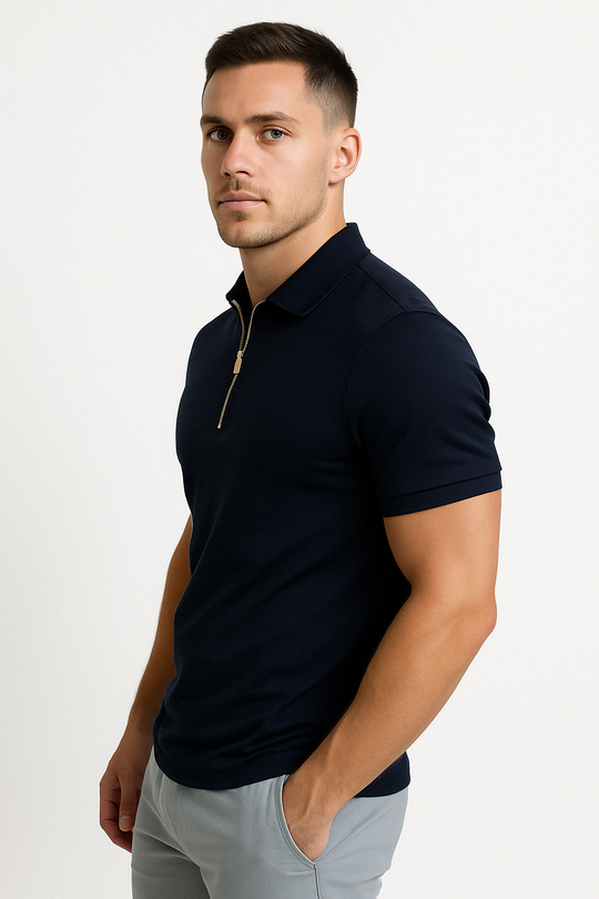 GREGORIO | MODERN POLO mat Zip Mëttelhéich