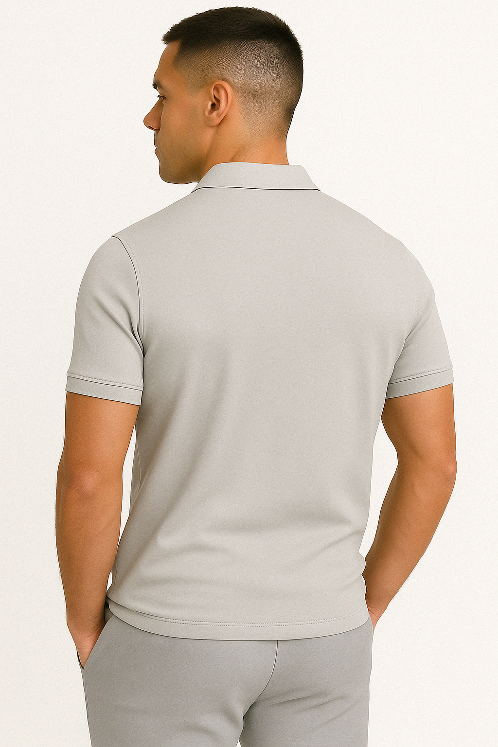 GREGORIO | MODERN POLO mat Zip Mëttelhéich