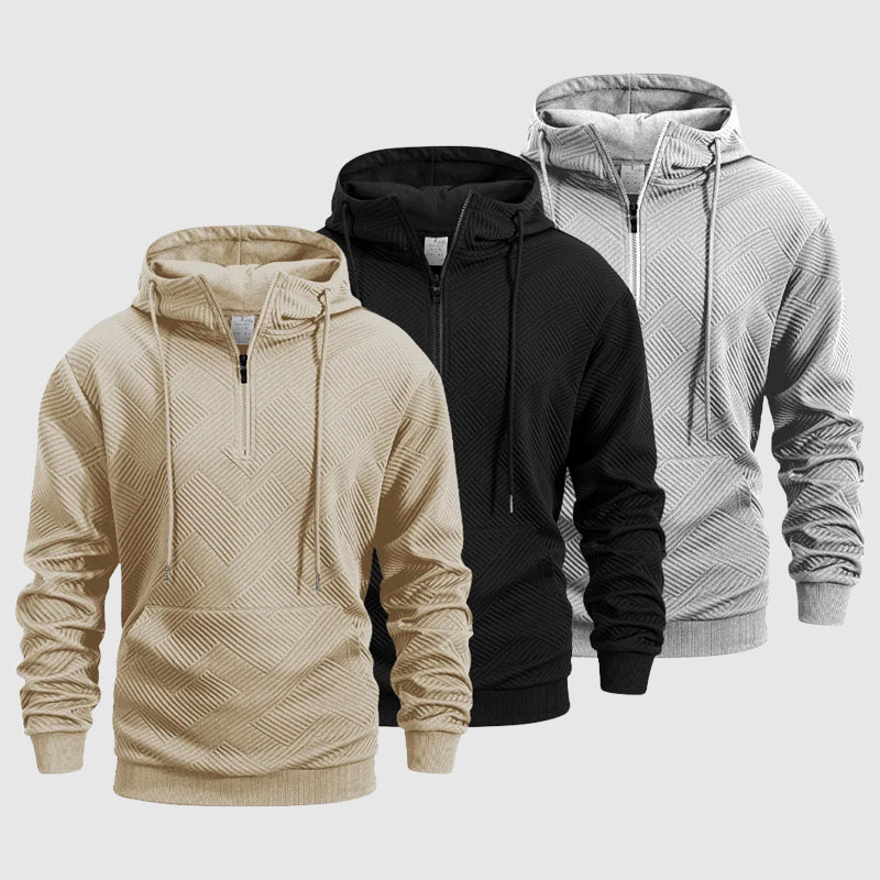 DUMONT LYON | QUARTER ZIPPED HÜFT SWEATSHIRT