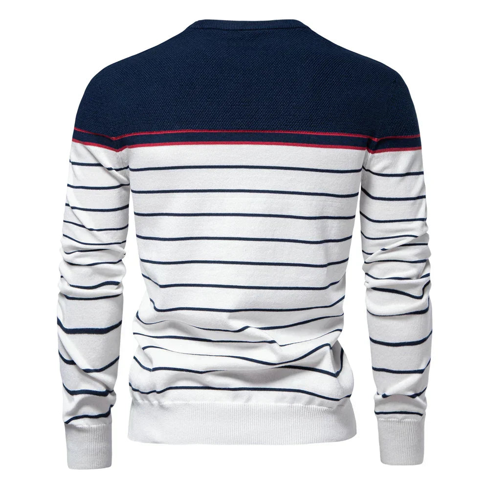 DUMONT LYON™ | Männer Pull mat Streifen