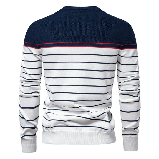 DUMONT LYON™ | Männer Pull mat Streifen