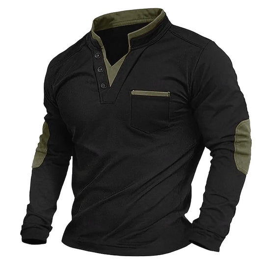DUMONT LYON | ESSENTIEL SWEATSHIRT mat V-Hals