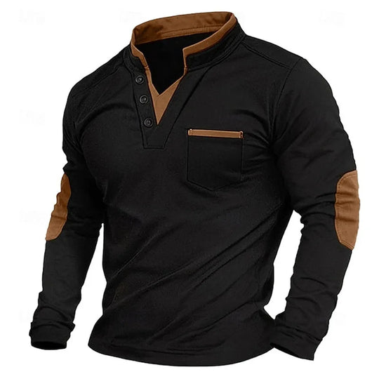 DUMONT LYON | ESSENTIEL SWEATSHIRT mat V-Hals