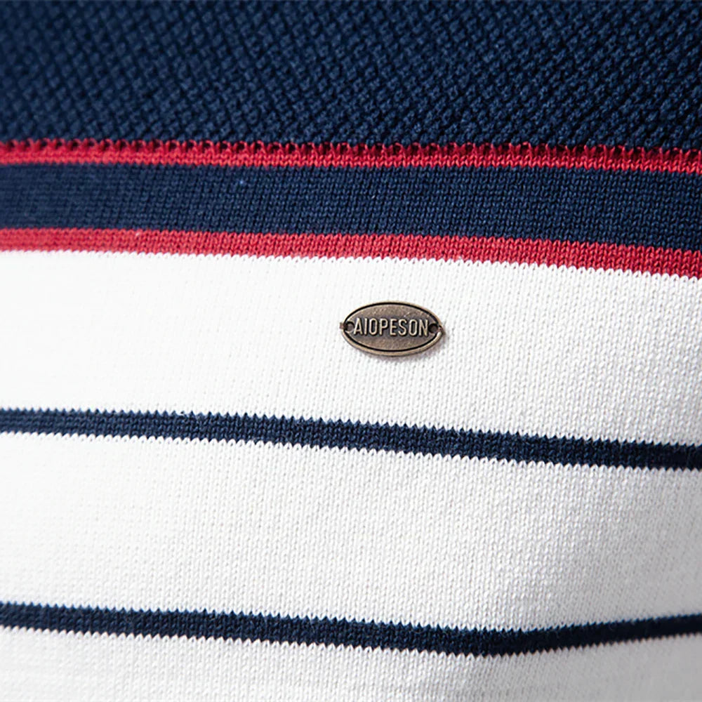 DUMONT LYON™ | Männer Pull mat Streifen