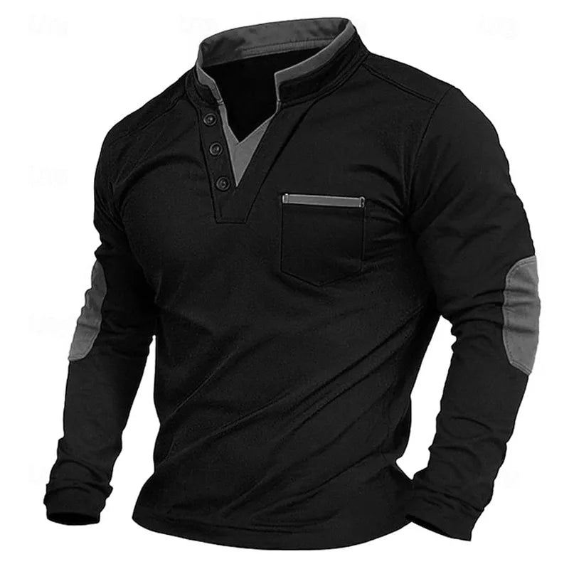 DUMONT LYON | ESSENTIEL SWEATSHIRT mat V-Hals