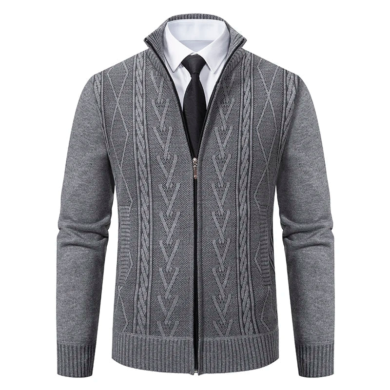 DUMONT LYON | MANN GILET mat Luxus-Zip