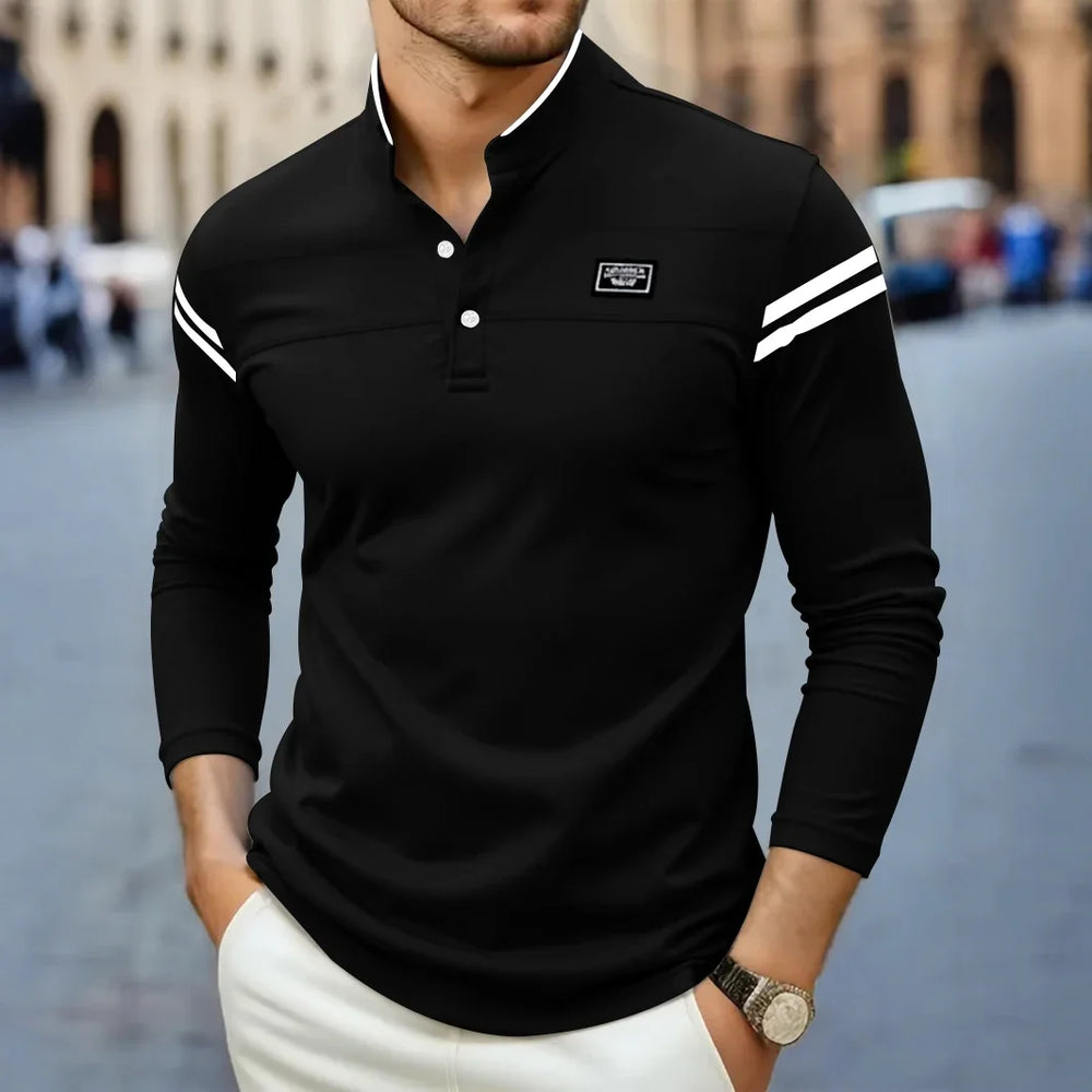 DUMONT LYON | Moderen héichwäiss T-Shirt fir Mann