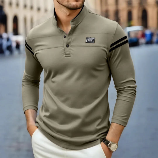 DUMONT LYON | Modern Langärmelig T-Shirt fir Männer