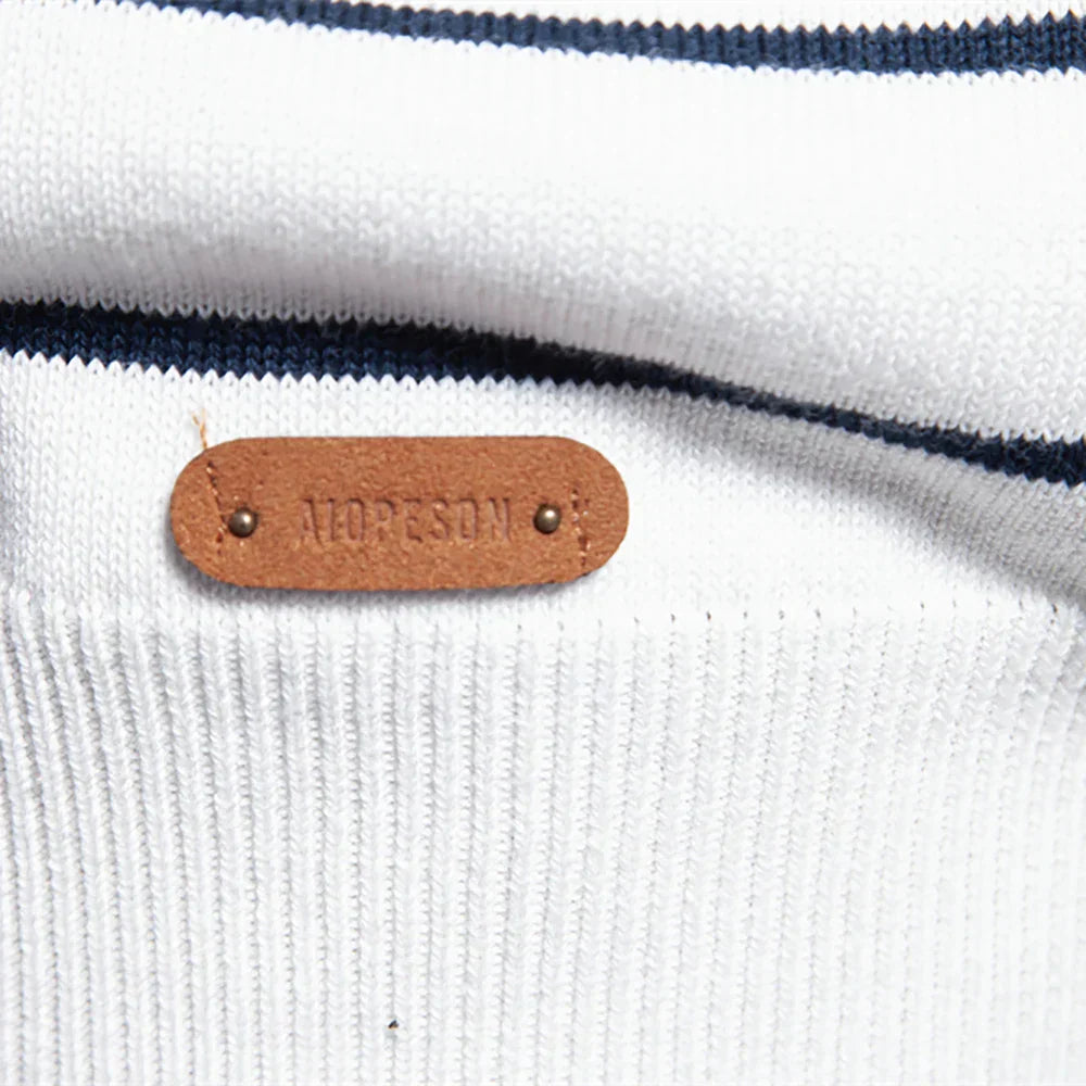 DUMONT LYON™ | Männer Pull mat Streifen