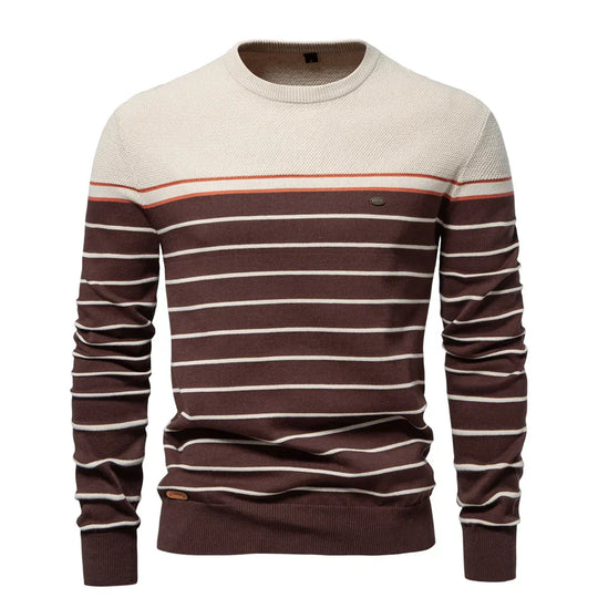 DUMONT LYON™ | Männer Pull mat Streifen
