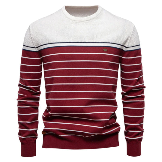 DUMONT LYON™ | Männer Pull mat Streifen