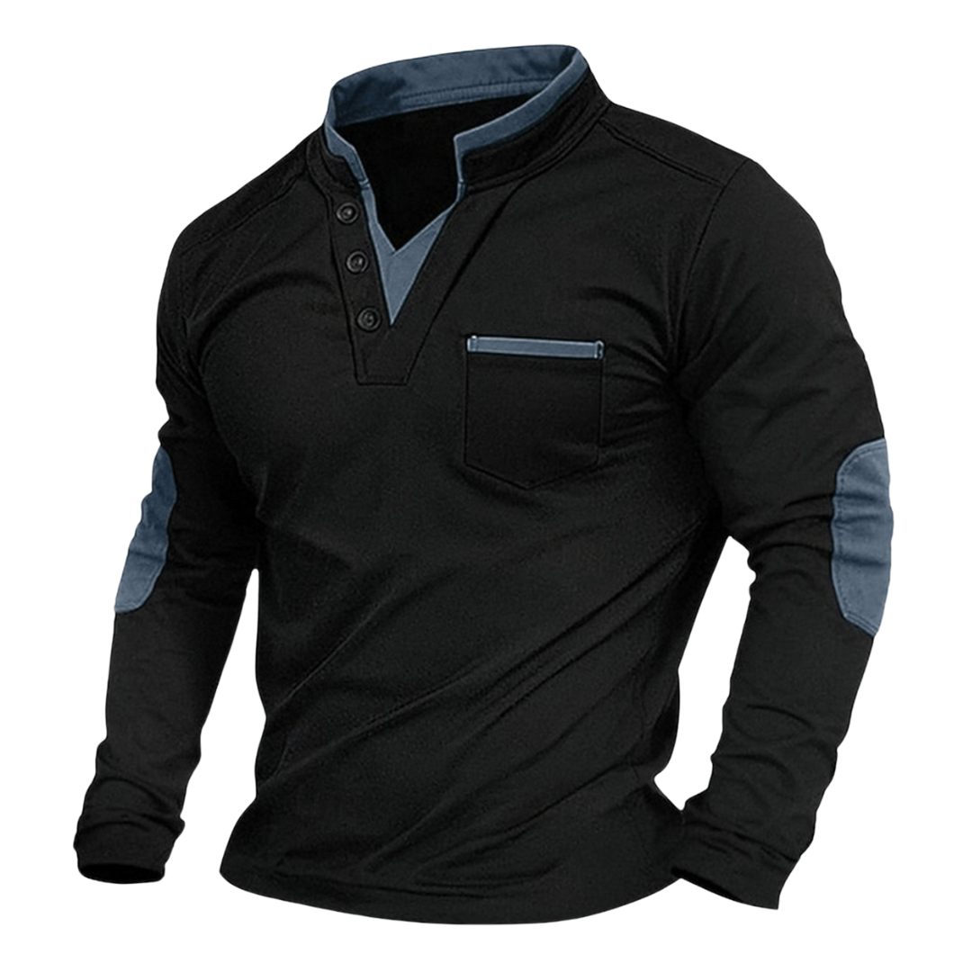 DUMONT LYON | ESSENTIEL SWEATSHIRT mat V-Hals