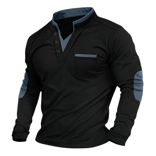 DUMONT LYON | ESSENTIEL SWEATSHIRT mat V-Hals