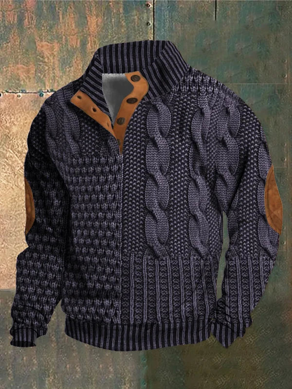 NICK | Heizpullover mat Muster