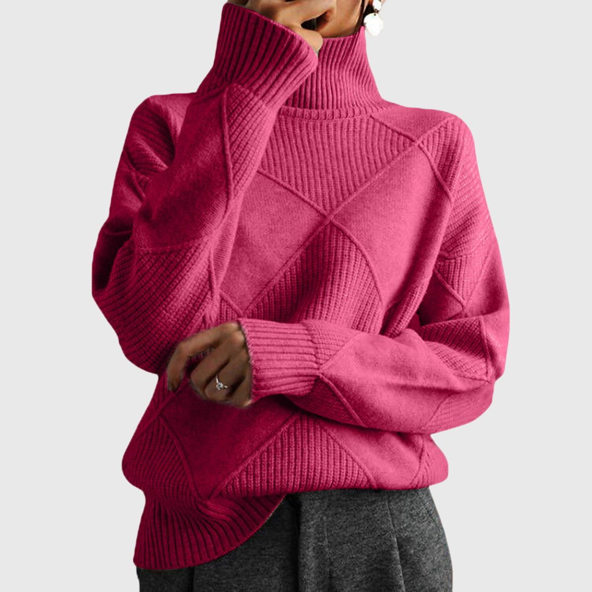 Angela™ - Rollkragenpulli