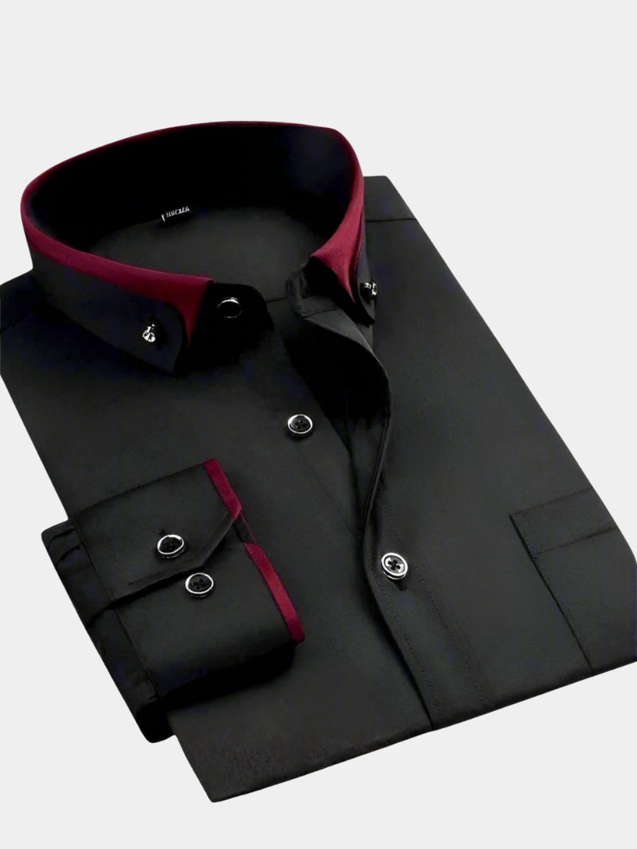 DUMONT LYON | Klassesch T-Shirt mat laangen Äerm