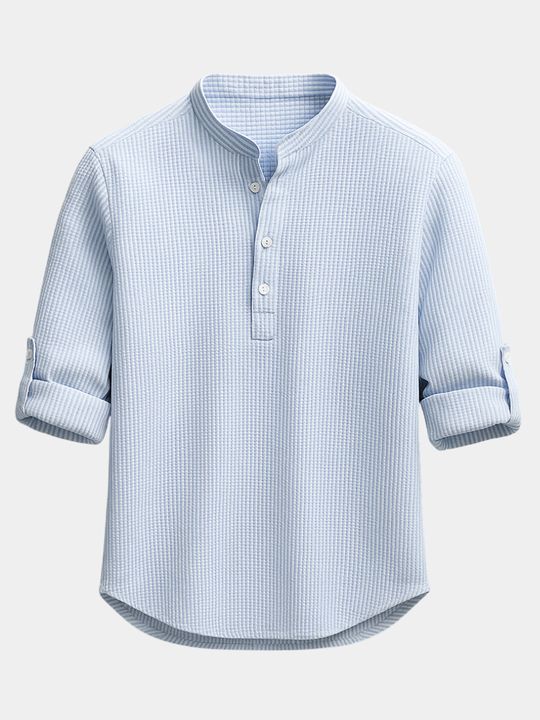 DUMONT LYON | T-Shirt aus Baumwoll a Leinen