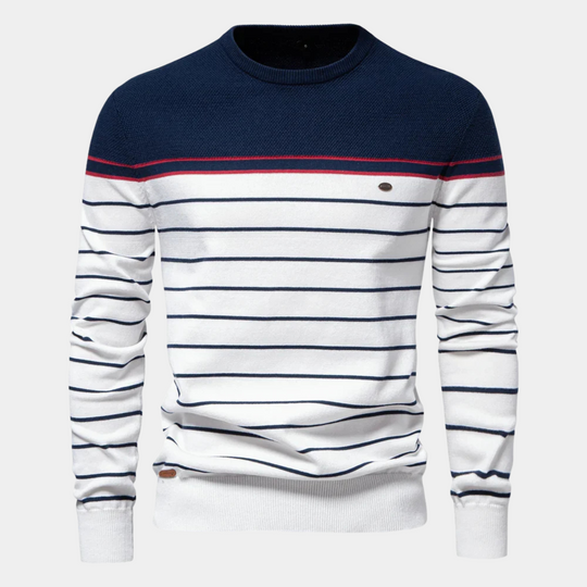 DUMONT LYON™ | Männer Pull mat Streifen