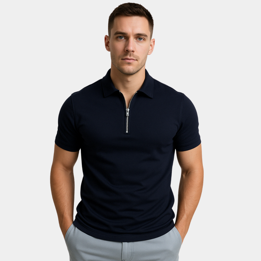 GREGORIO | MODERN POLO mat Zip Mëttelhéich