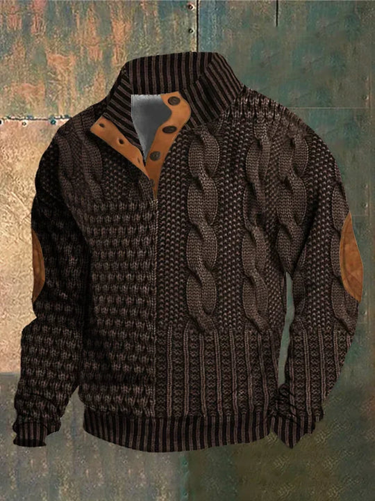 NICK | Heizpullover mat Muster