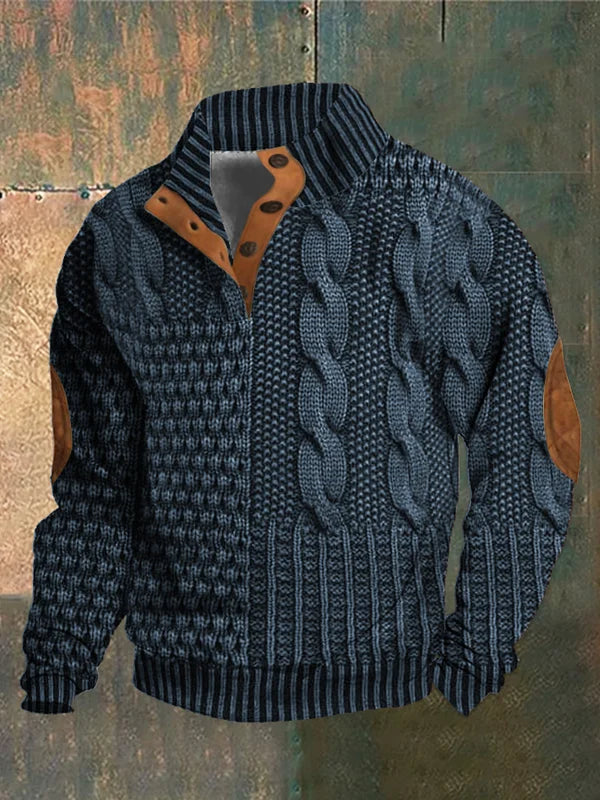 NICK | Heizpullover mat Muster