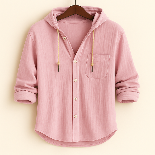 DUMONT LYON™ | LUXUS Baumwoll-Hoodie mat Kapuze