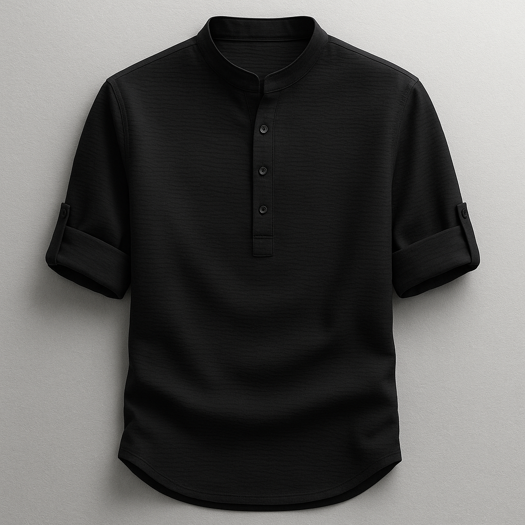 DUMONT LYON | T-Shirt aus Baumwoll a Leinen