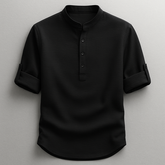 DUMONT LYON | T-Shirt aus Baumwoll a Leinen