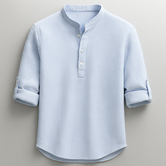 DUMONT LYON | T-Shirt aus Baumwoll a Leinen