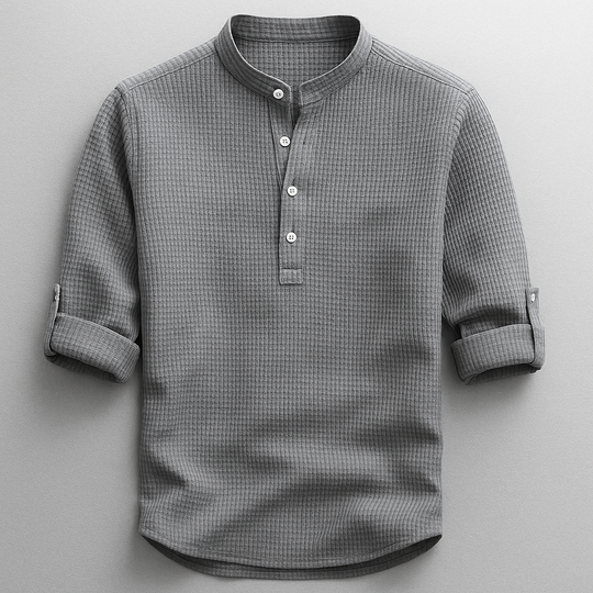 DUMONT LYON | T-Shirt aus Baumwoll a Leinen