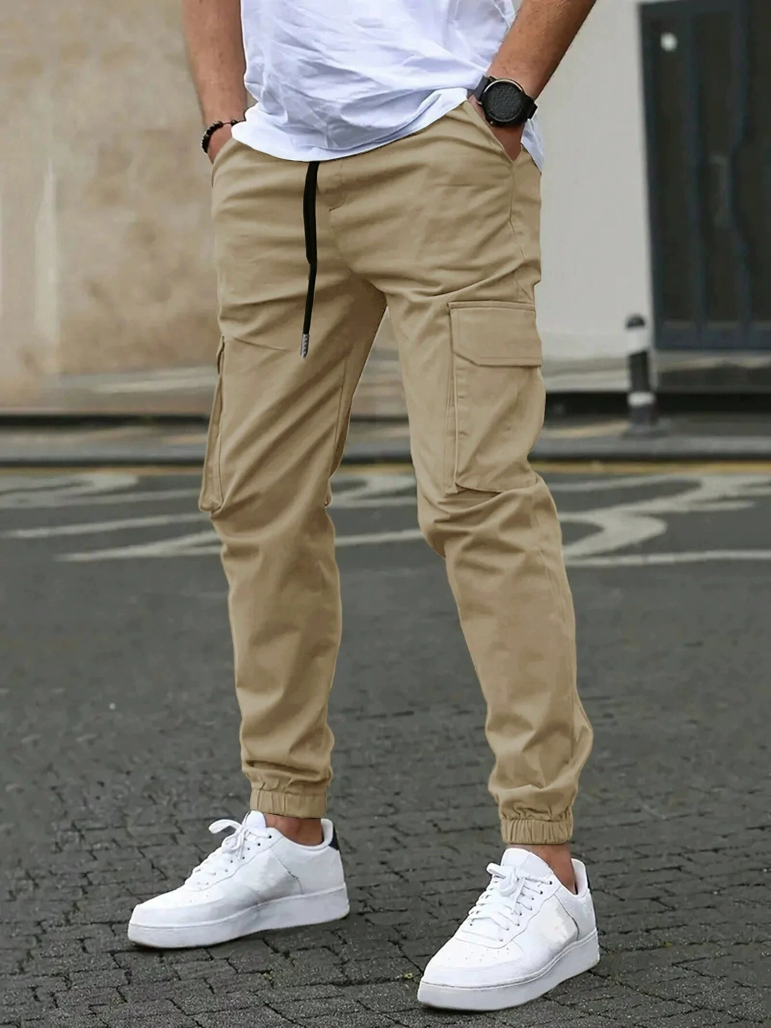 DAVIDE | CARGO PANTALONEN JOGGER FIR Froe