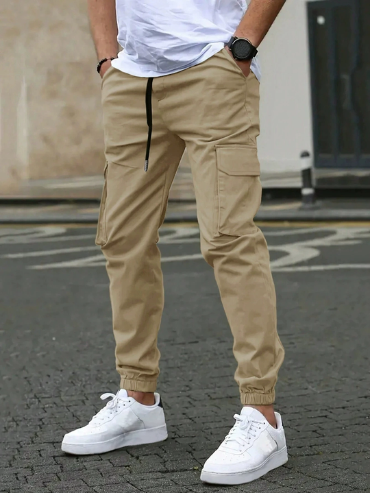 DAVIDE | CARGO PANTALONEN JOGGER FIR Froe