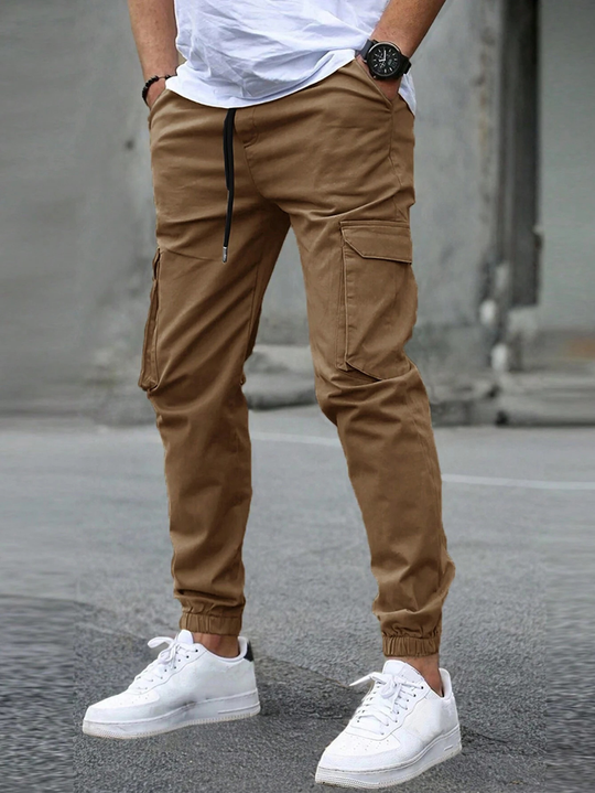 DAVIDE | CARGO PANTALONEN JOGGER FIR Froe