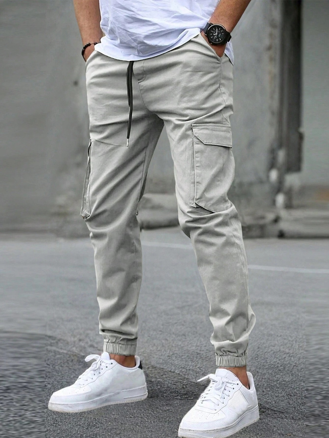 DAVIDE | CARGO PANTALONEN JOGGER FIR Froe