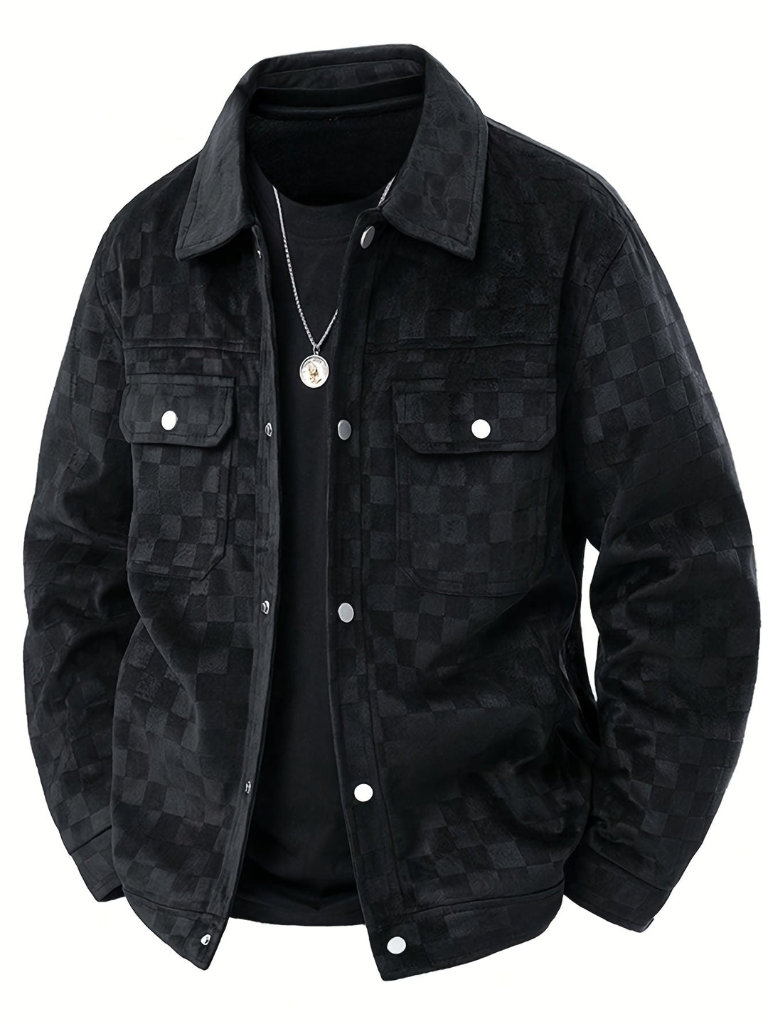 DUMONT LYON | Fleesch-Veste aus Veloursleder