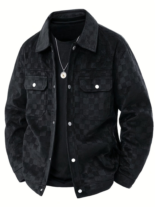 DUMONT LYON | Fleesch-Veste aus Veloursleder